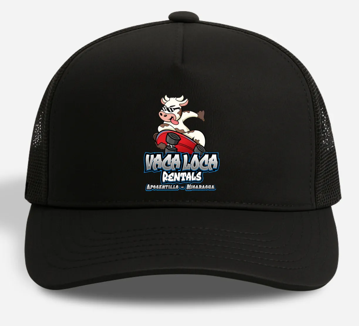 Trucker Hat Black Skate Loca