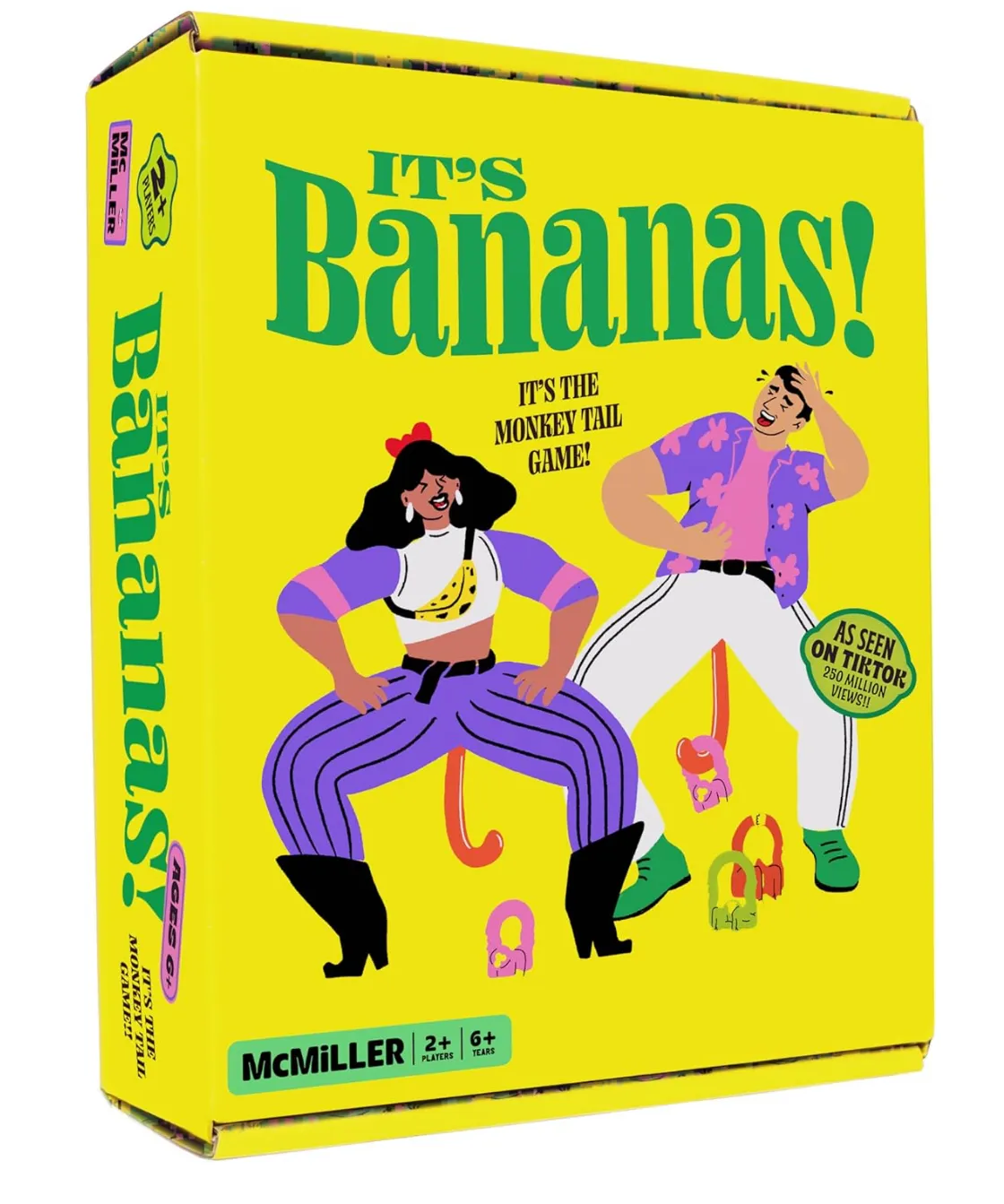 It’s Bananas! The Monkey Tail Game – Funny Family & Party Game for Kids & Adults