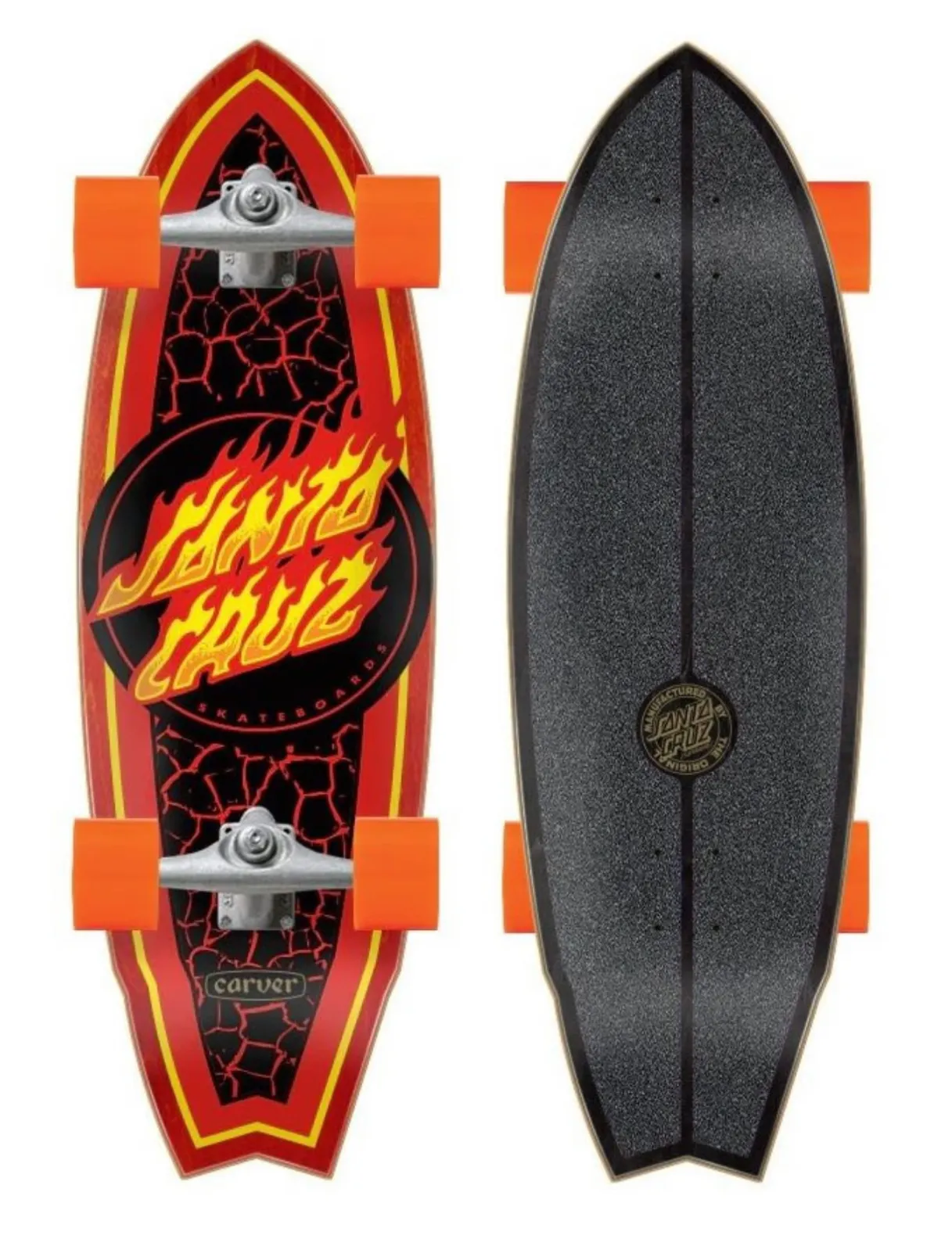 Surfskate Carver Santa Cruz Flame CX 31.5” with session
