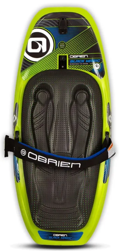 O’Brien Black Magic Kneeboard w deployable fins K