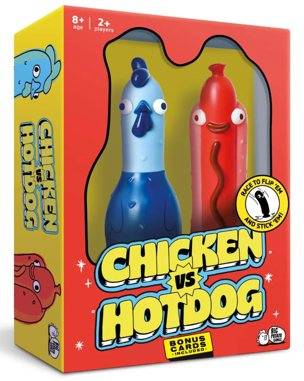 Big Potato Chicken vs Hotdog: Funniest Party Game You'll Ever Play | Flippin' Fun for Family, Adults and Kids