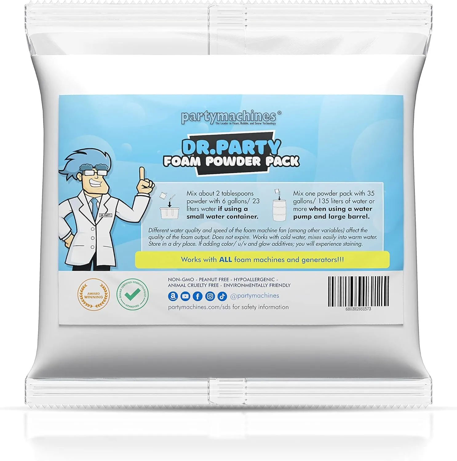 Foam Mix packet 35 gallon