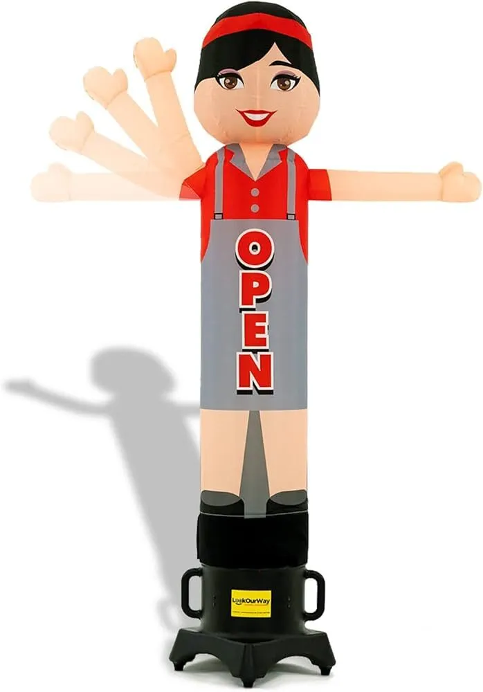 Wacky Waver Air Dancer woman open