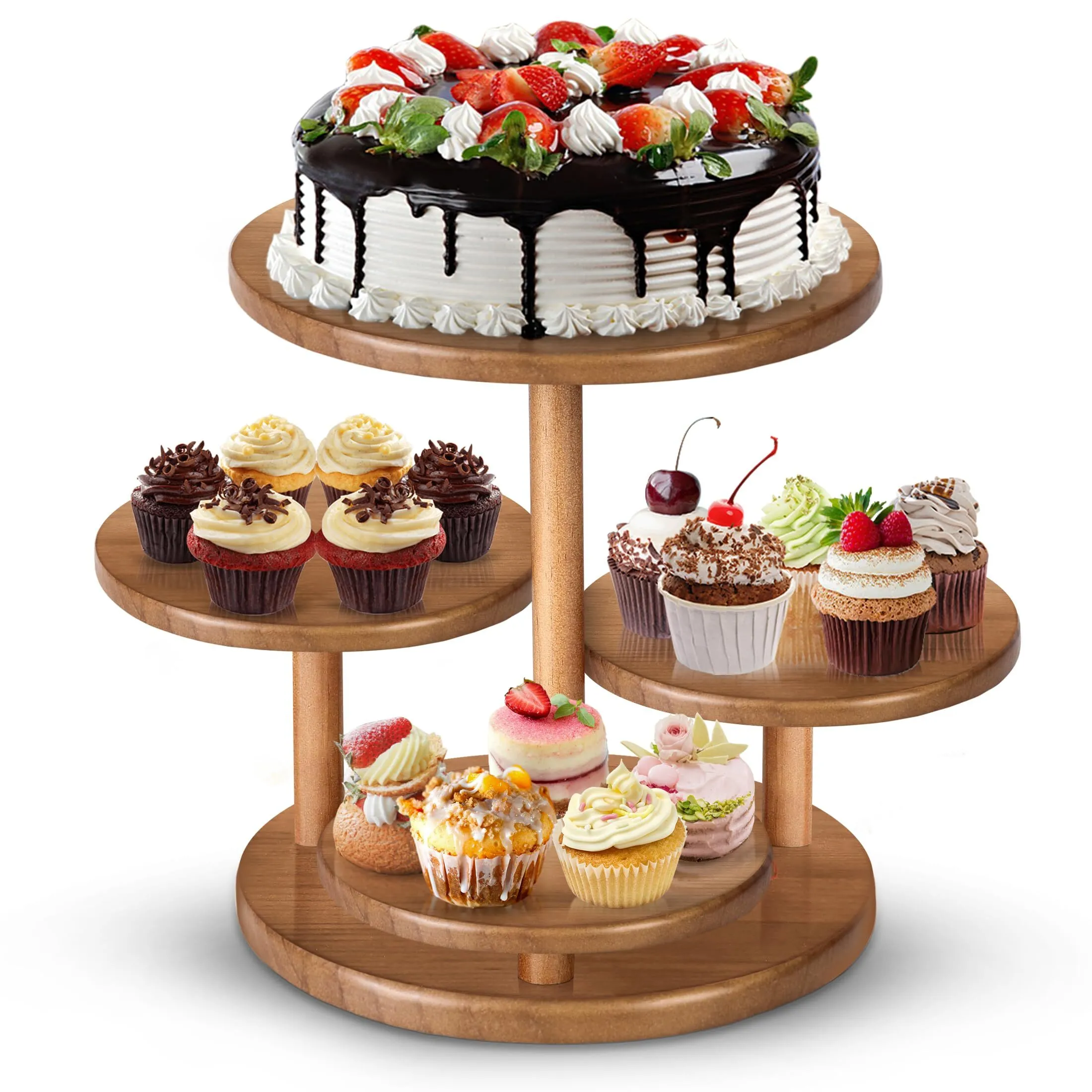 Cake stand wooden
