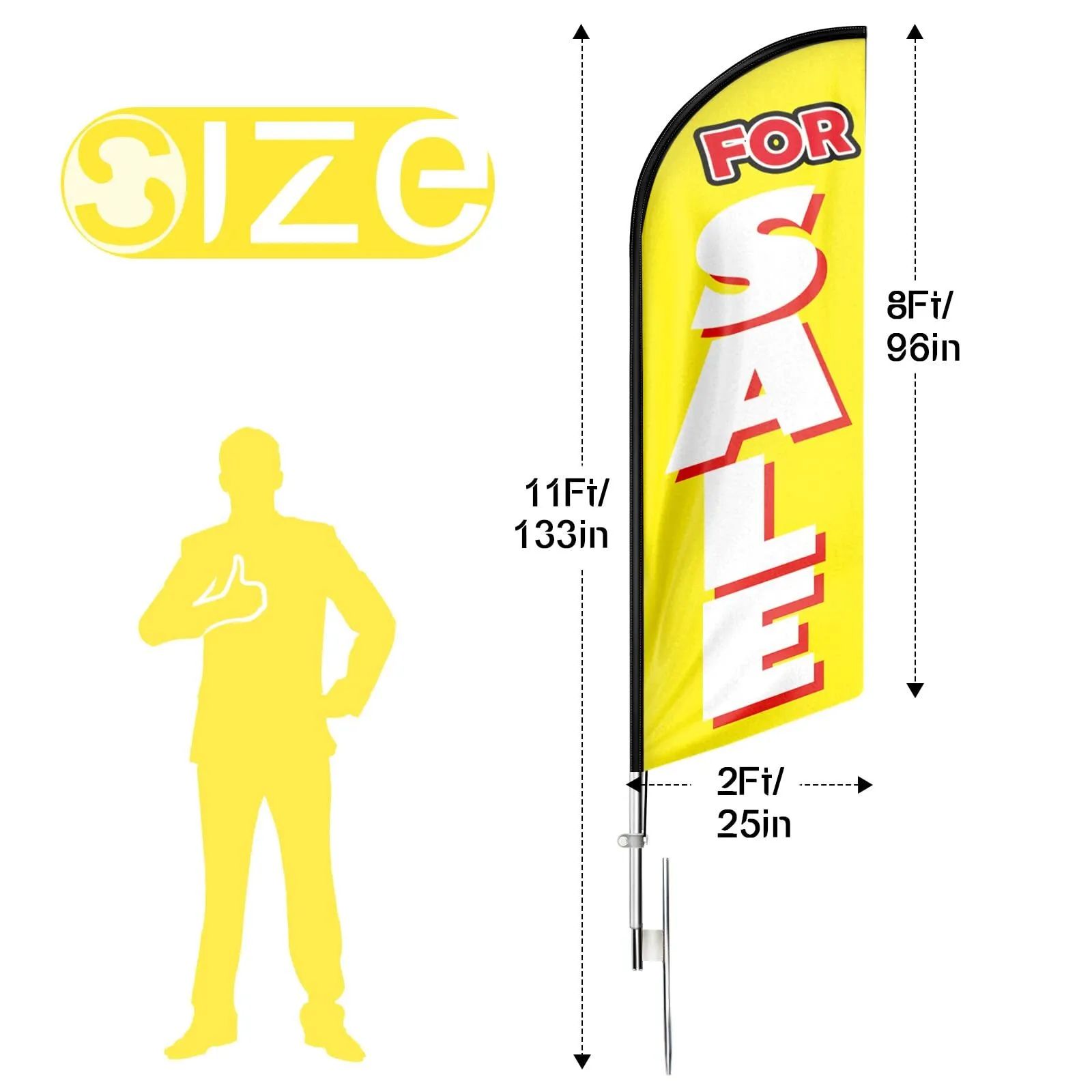 For Sale Feather Flag