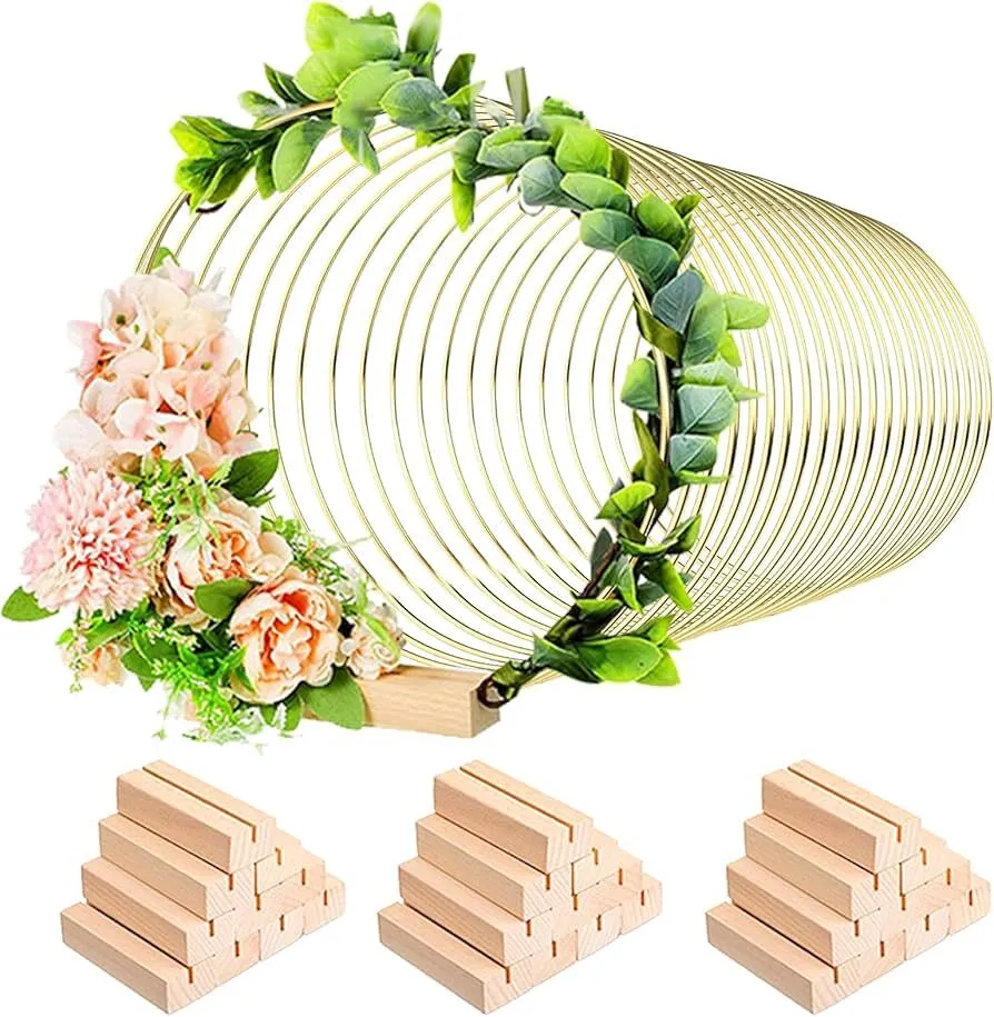 Metal Hoop Wreath Floral Hoop Centerpiece