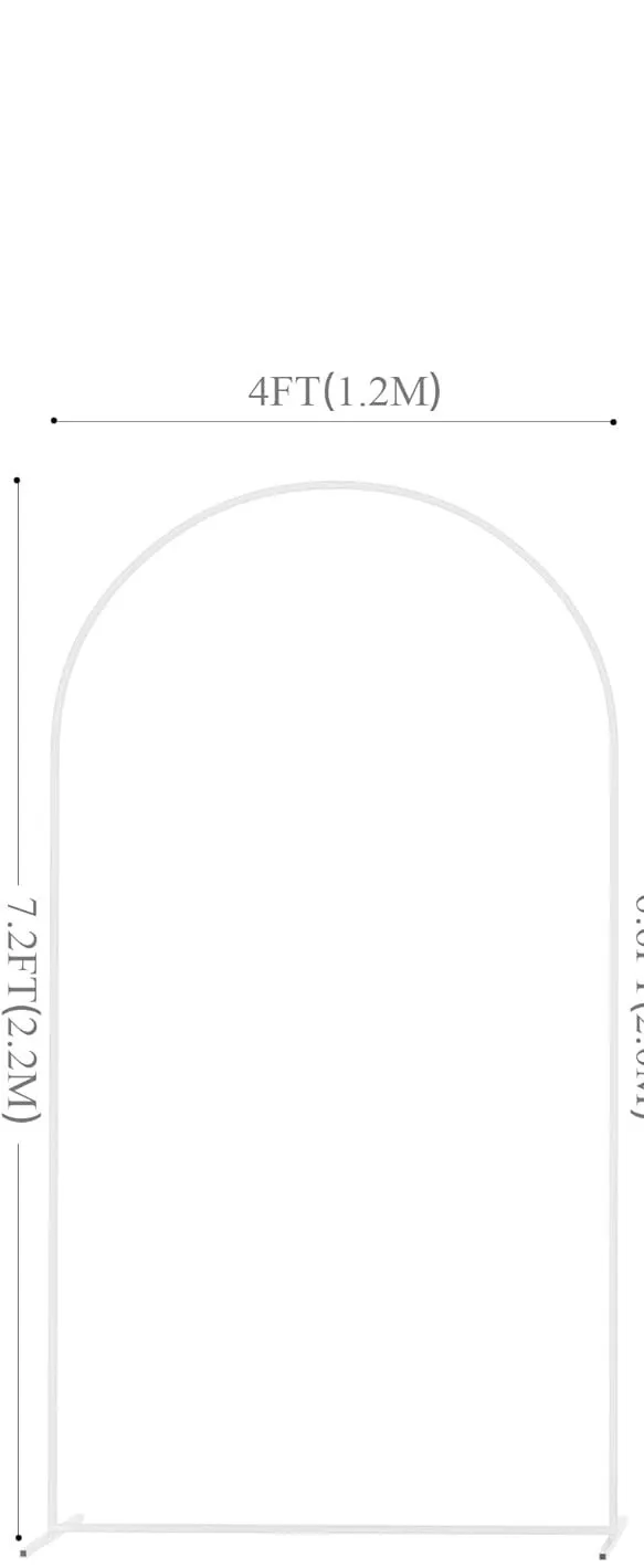 White Balloon/Decoration Arch 7.2 foot