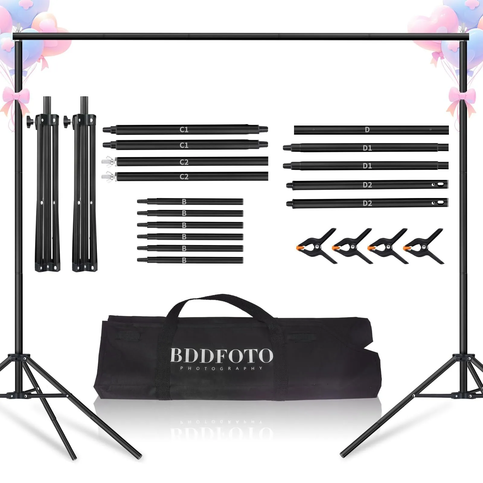 Back drop stand 6x10