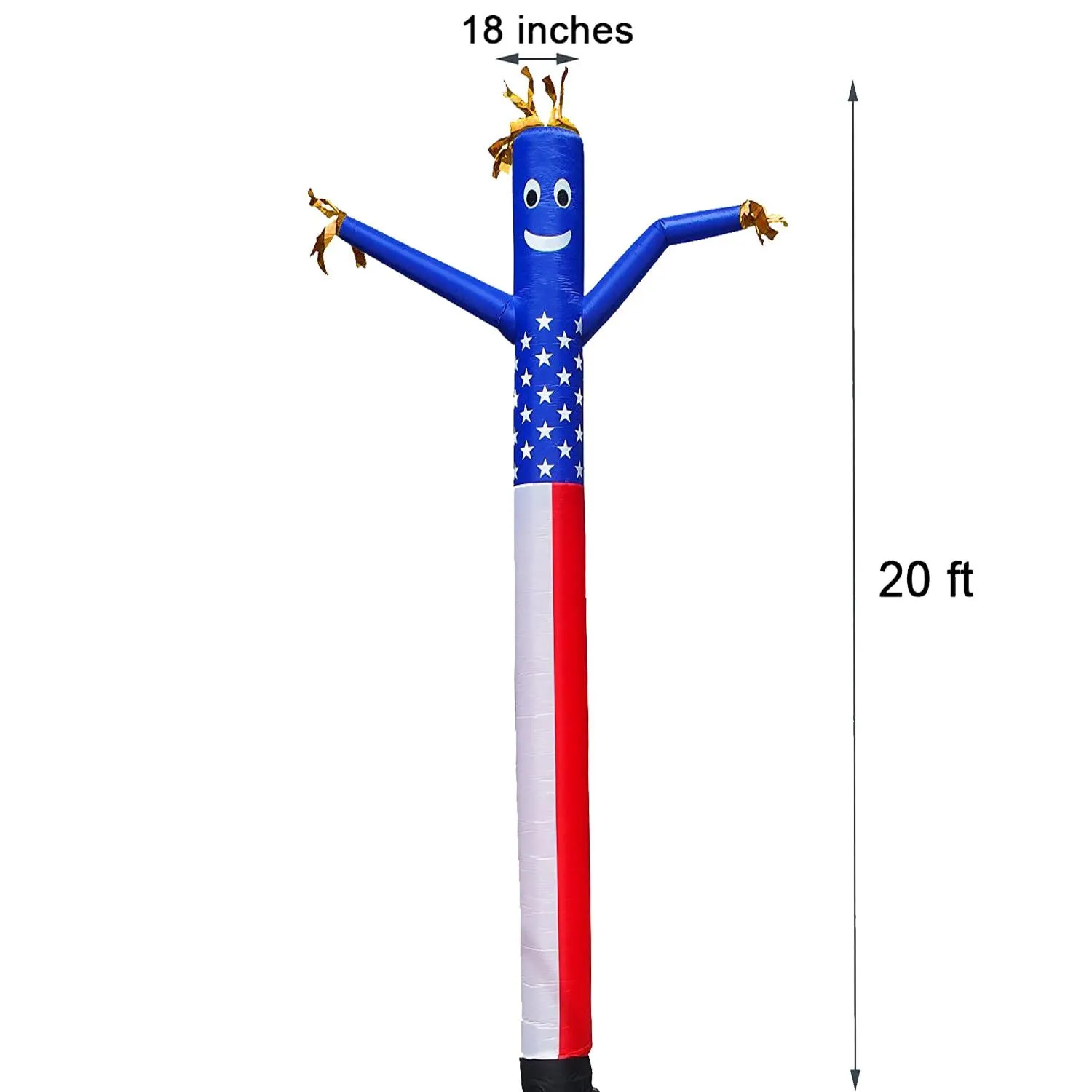 Air Dancer 20 foot Red White and Blue