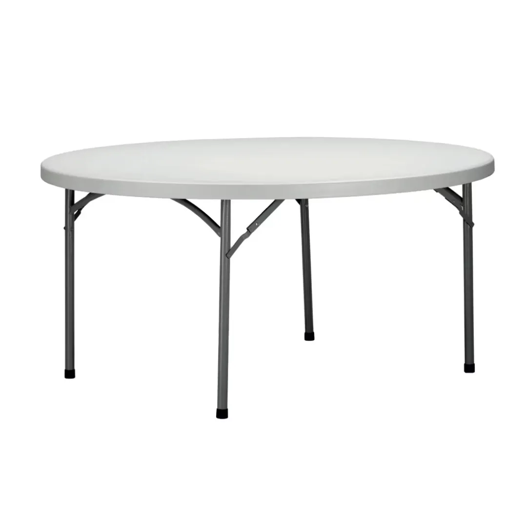 MESA DE FIBRA CIRCULAR 200CM 