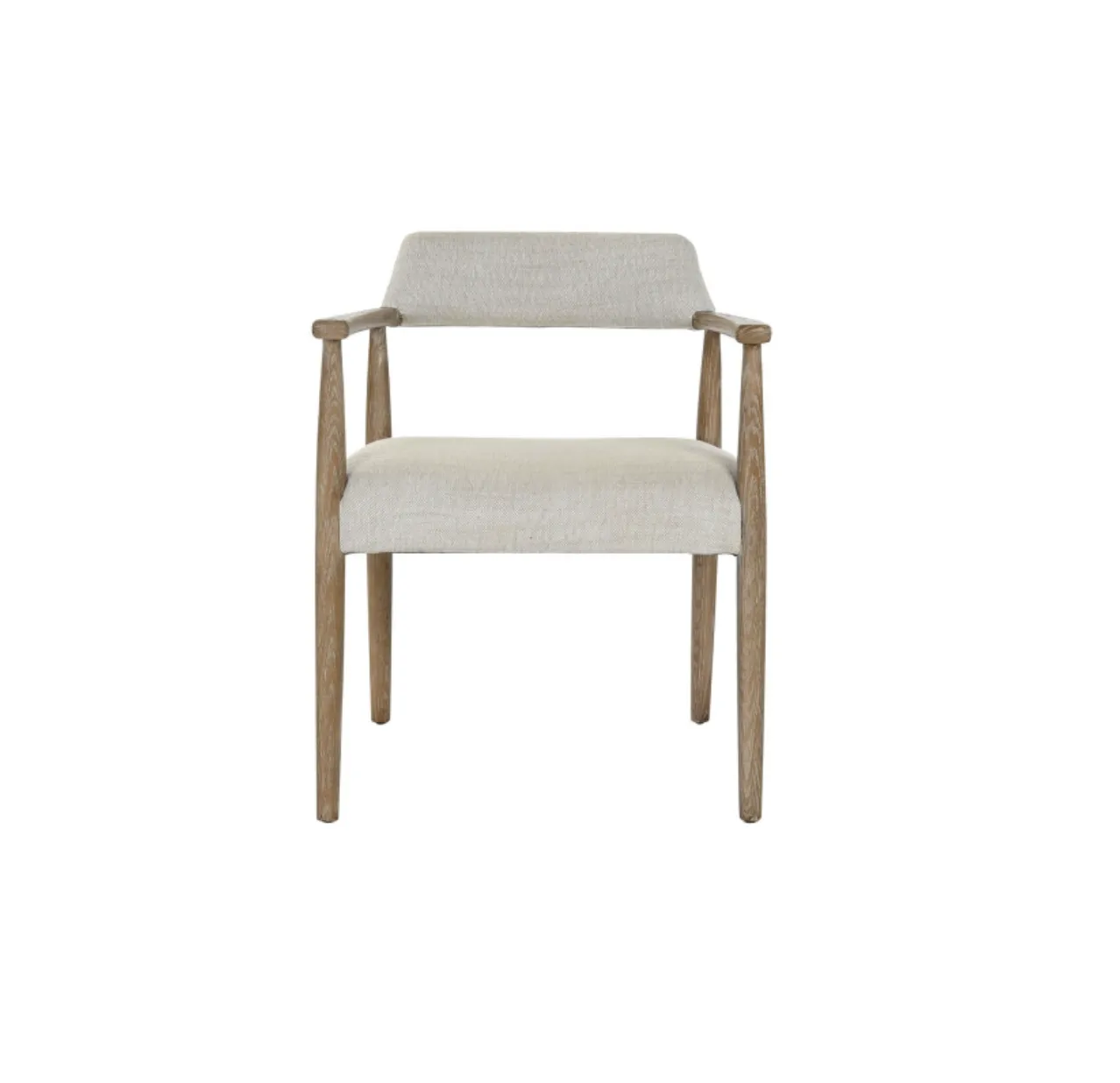 SILLÓN MILANO COLOR CRUDO Y MADERA 1 PLAZA 58X57X74 CM