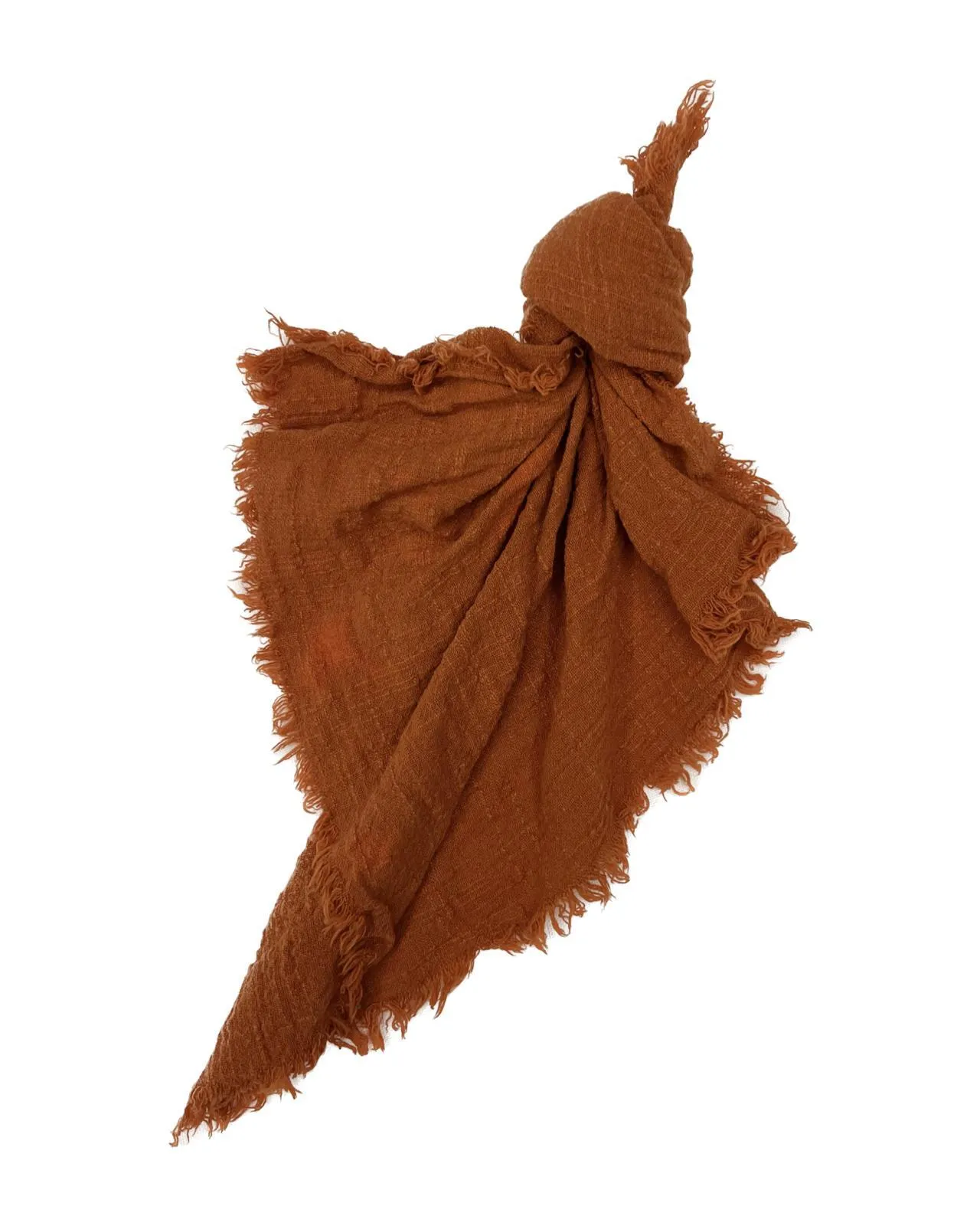 MANT070 SERVILLETA FLECOS COLOR TERRACOTA