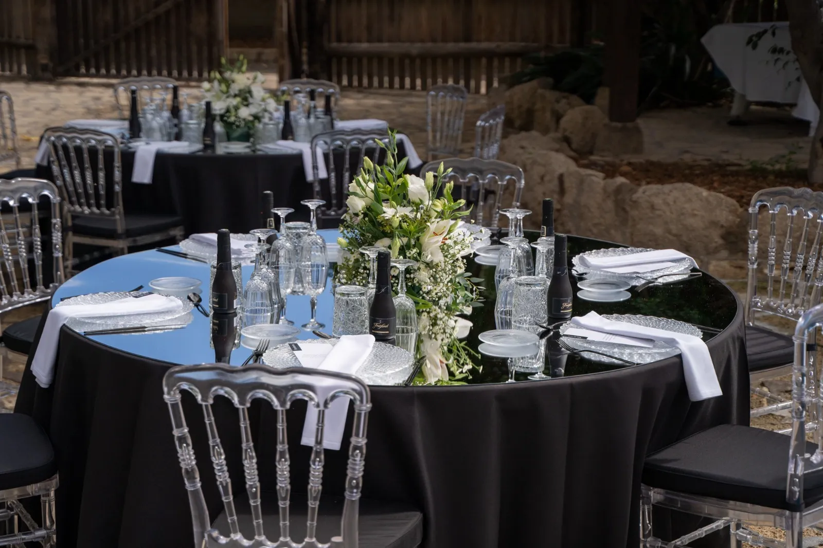 ATRE109 ESPEJO MESA CIRCULAR 180CM (2 PIEZAS)