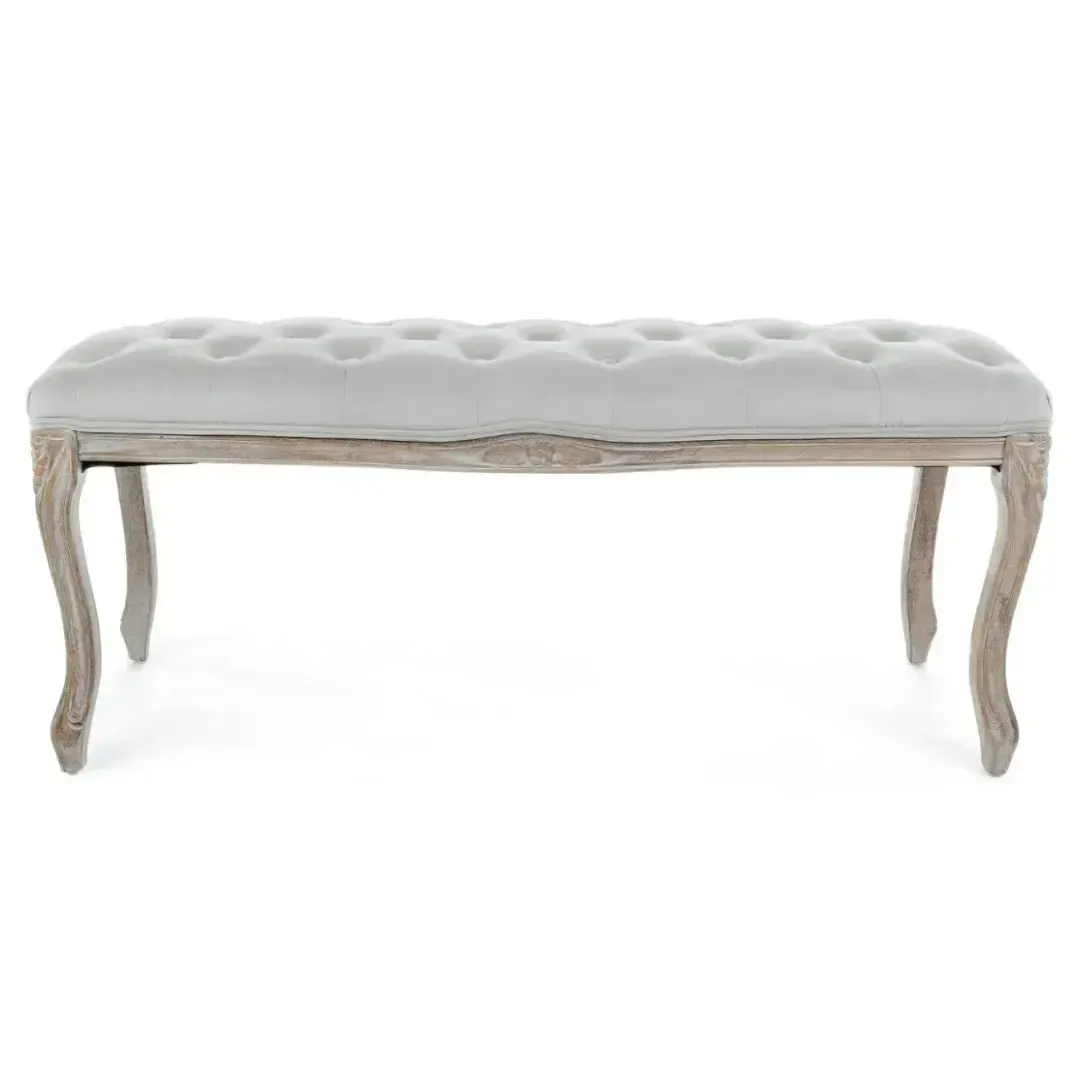 SILL078 DESCALZADORA MADERA Y GRIS