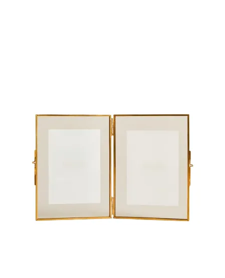 ATRE172 MESERO CRISTAL Y DORADO LIBRO