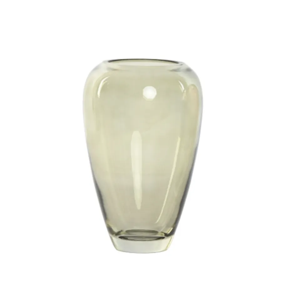 BOTTIGLIA ALTA COLOR OLIVA 13X13X20,7CM