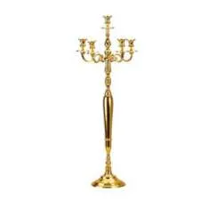 ATRE079 CANDELABRO DORADO 5 BRAZOS 