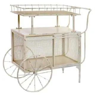 MOB070 CAMARERA METAL MADERA