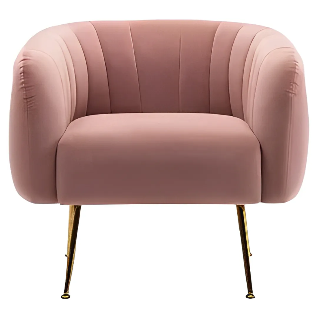 SILL027 SILLÓN COLOR ROSA 1 PLAZA