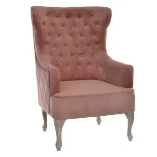 SILL030 SILLÓN ROSA