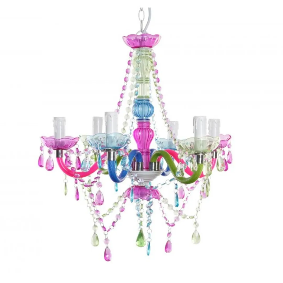 ILU039 LÁMPARA TECHO MULTICOLOR