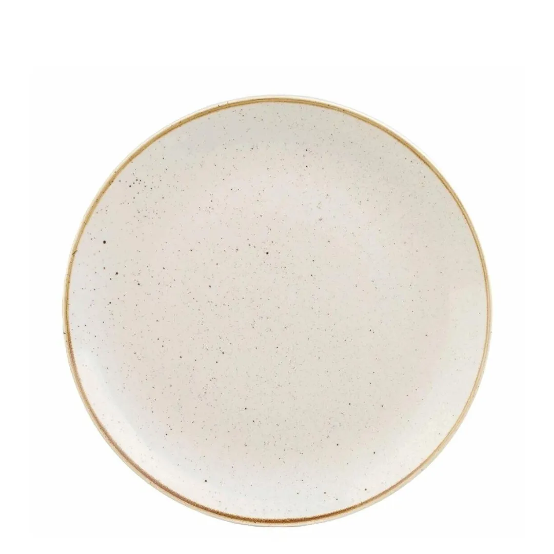 MEN026 PLATO POSTRE VINTAGE BEIGE 26 CM