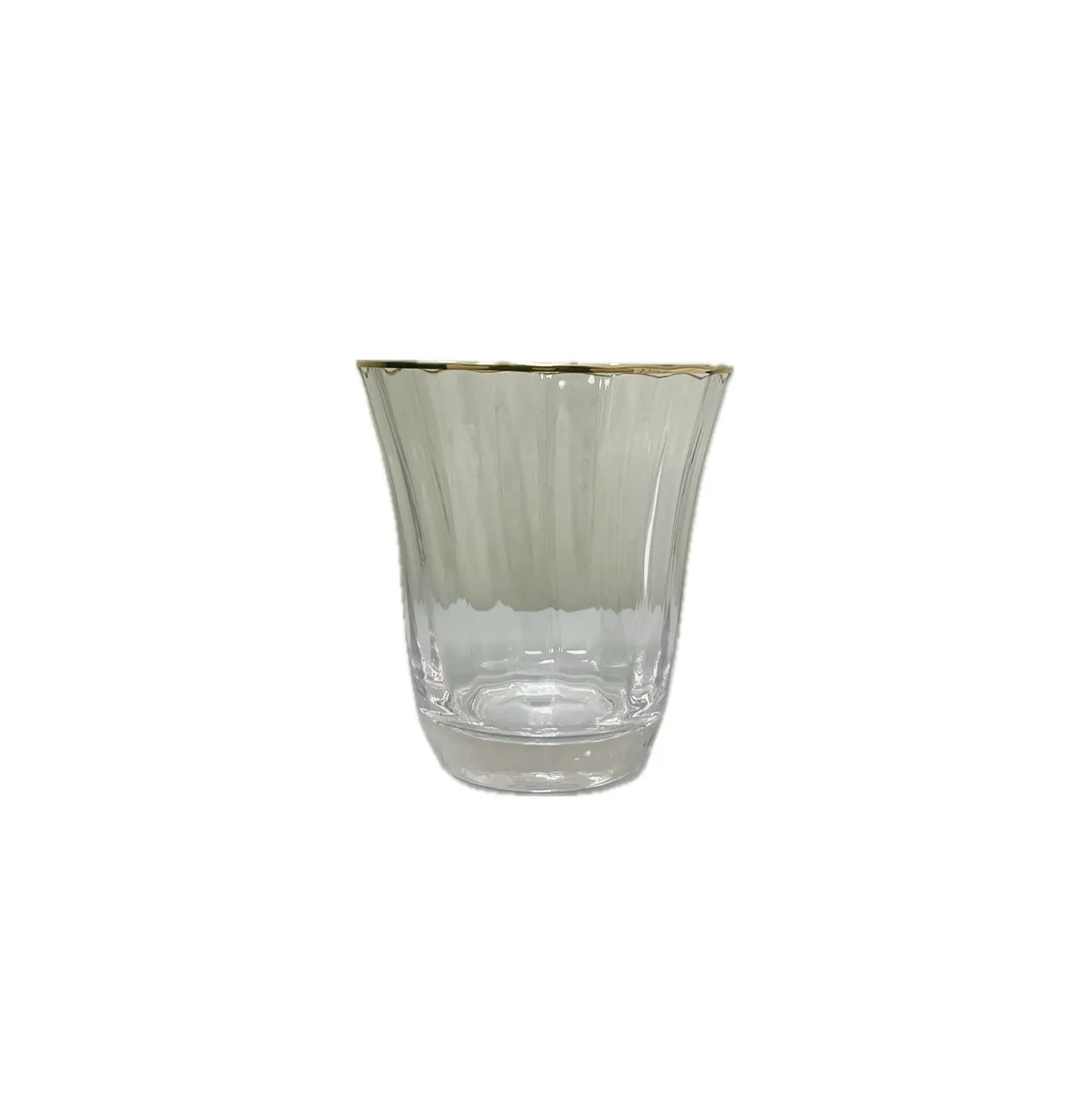 VASO FILO DORADO TRANSPARENTE