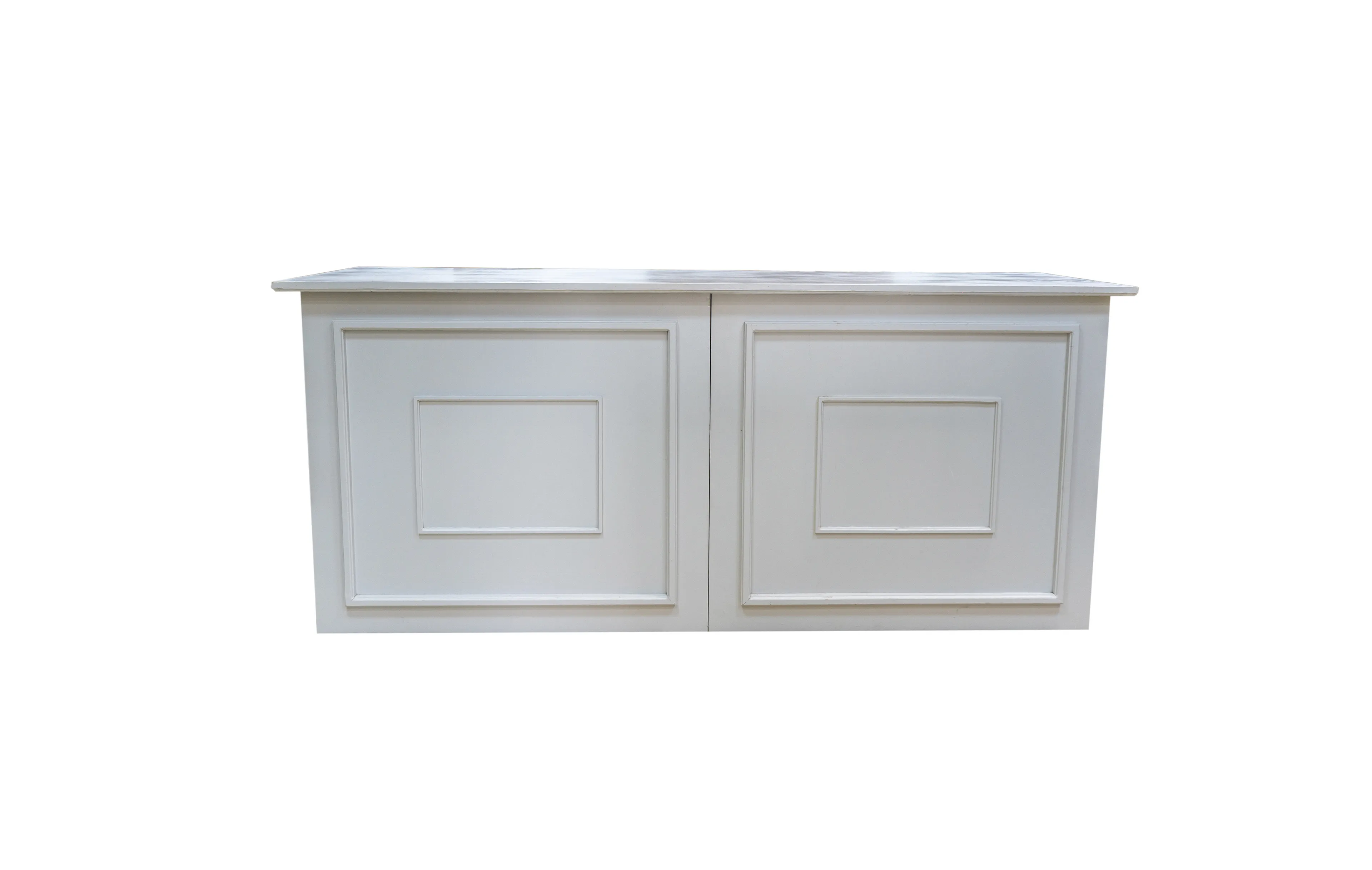 MOB074 BARRA BISTRÓ COLOR BLANCO 240X1,05X0,80 CM