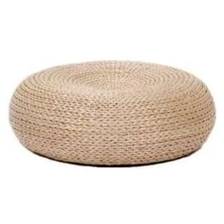 SILL108 PUFF DE FIBRA NATURAL 60X60X20 CM