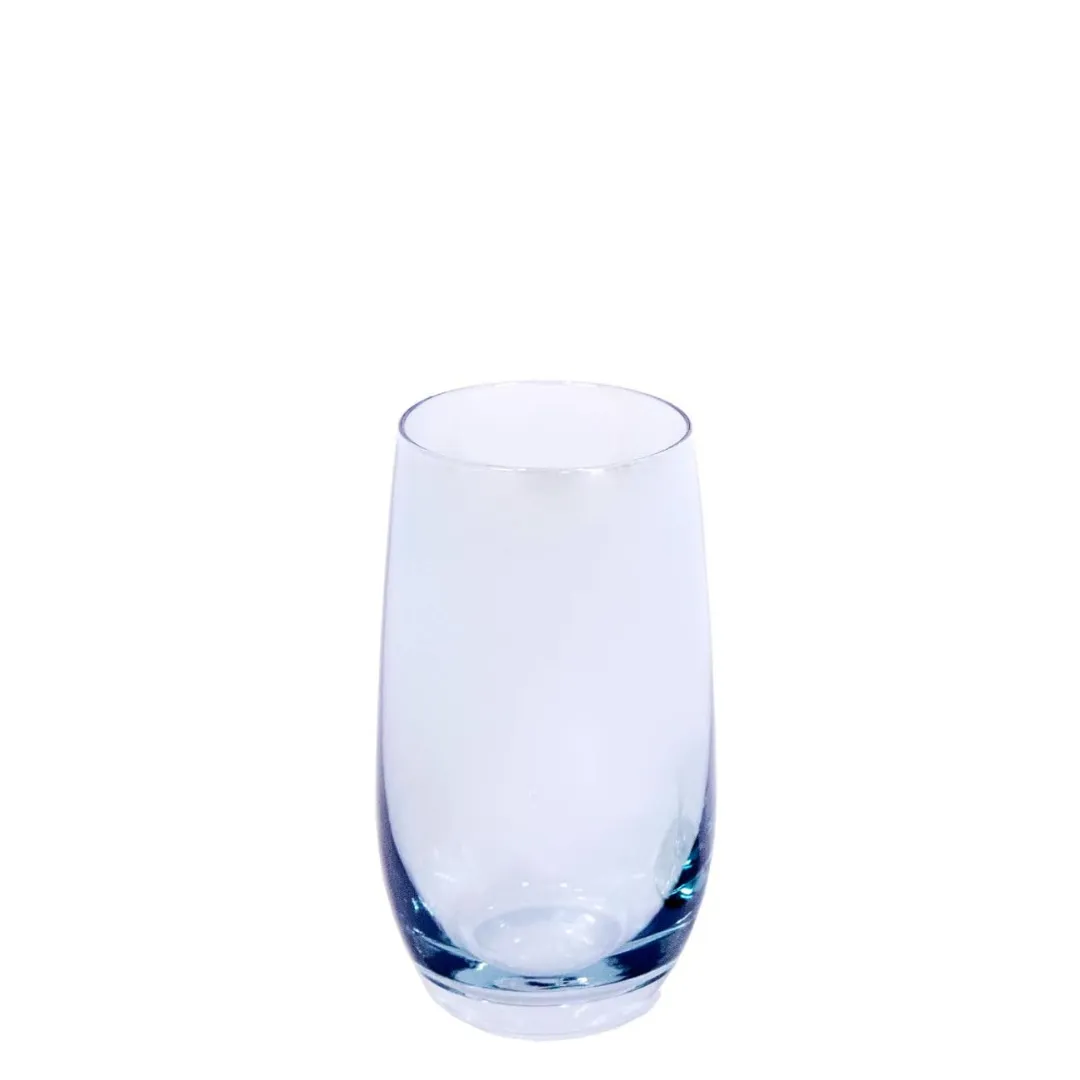 MEN043 VASO DE AGUA AZUL MODELO "MÓNACO"