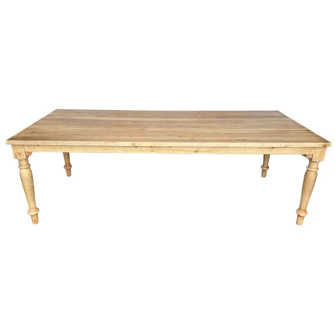 MESA MADERA RECTANGULAR 240X105 CM NEW