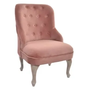 SILL032 SILLÓN ROSA