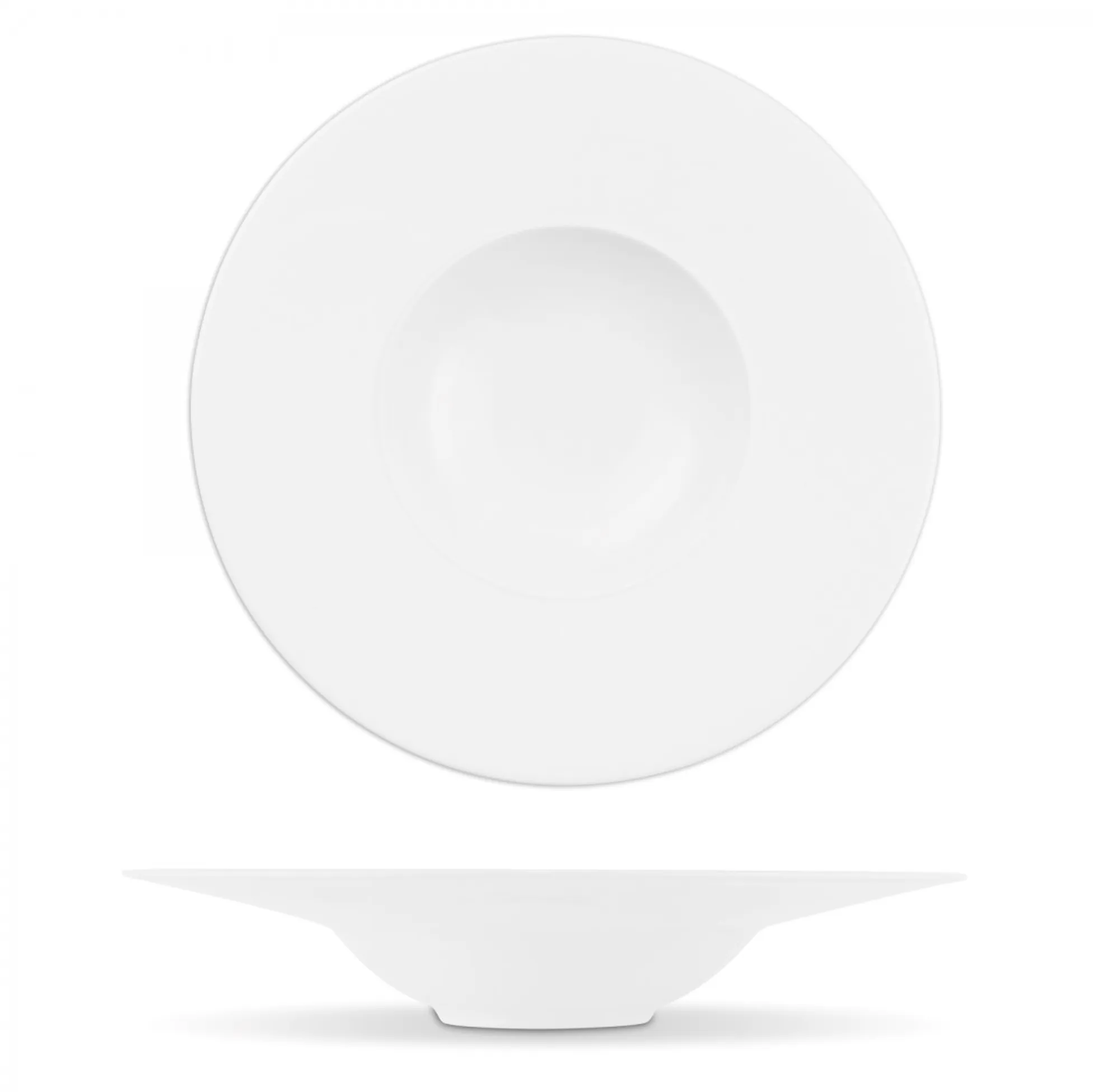 MEN020 PLATO OVNI BLANCO ROTO