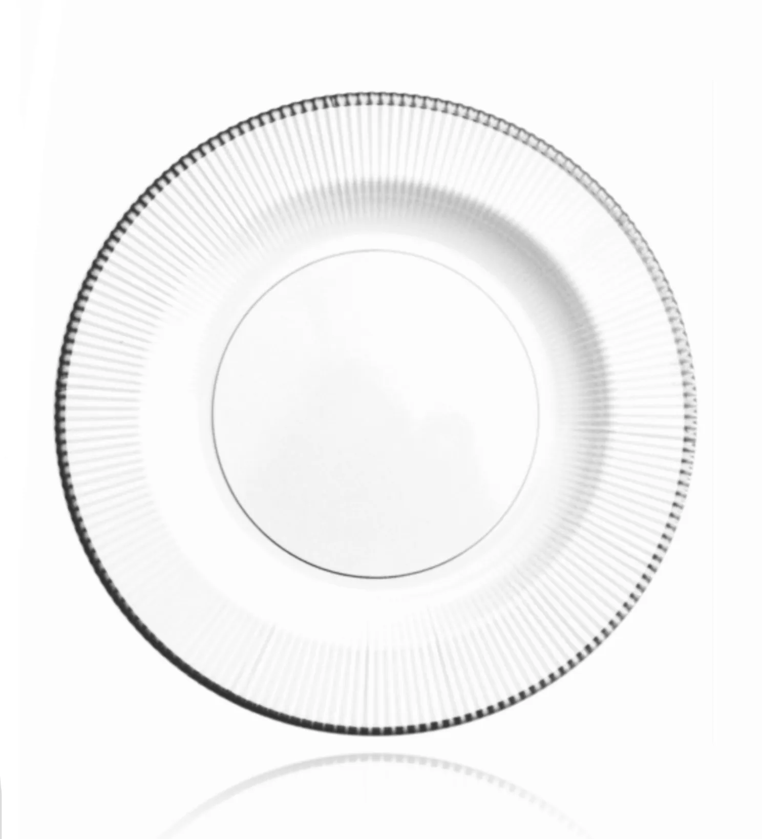 BAJOPLATO TALLADO FILO PLATEADO