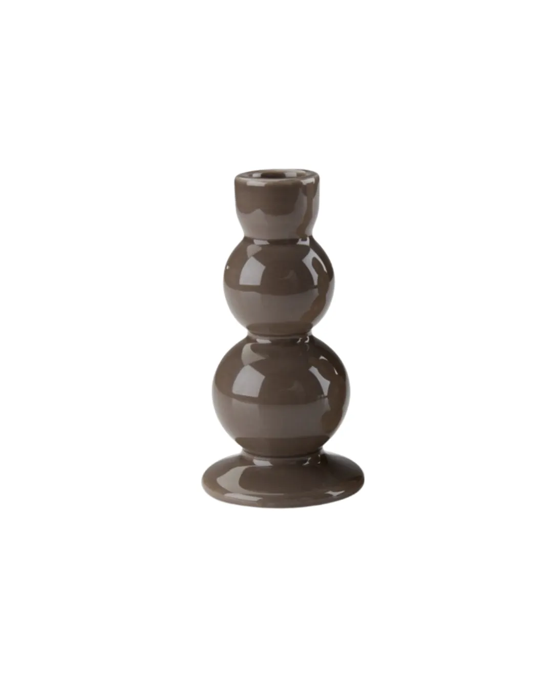 PORTAVELA CERÁMICA CHIC CHOCOLATE