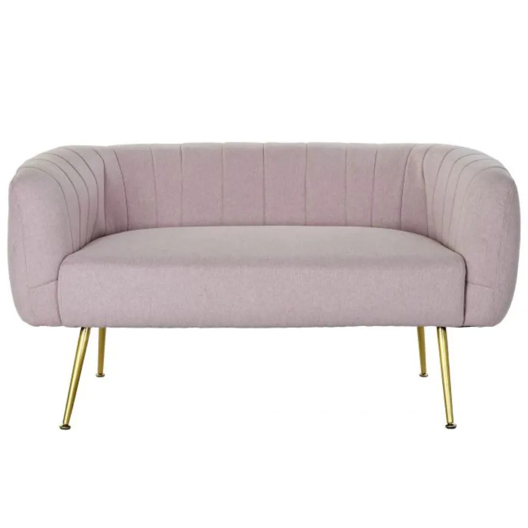 SILL049 SOFÁ COLOR ROSA 2 PLAZAS