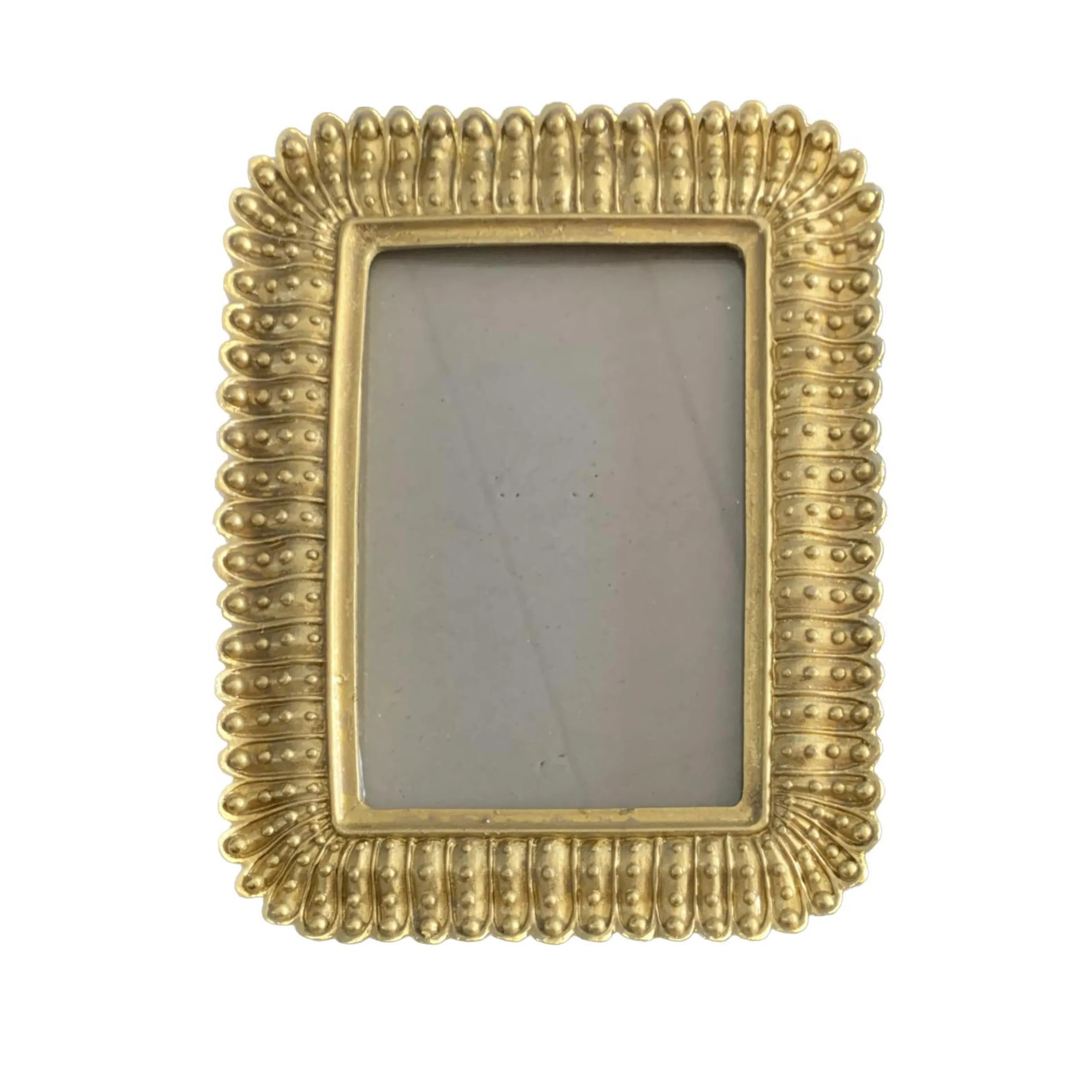 ATRE312 PORTAFOTO PÉTALOS DORADO 10X15CM