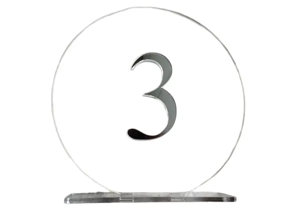 ATRE173 MESERO CIRCULAR TRANSPARENTE