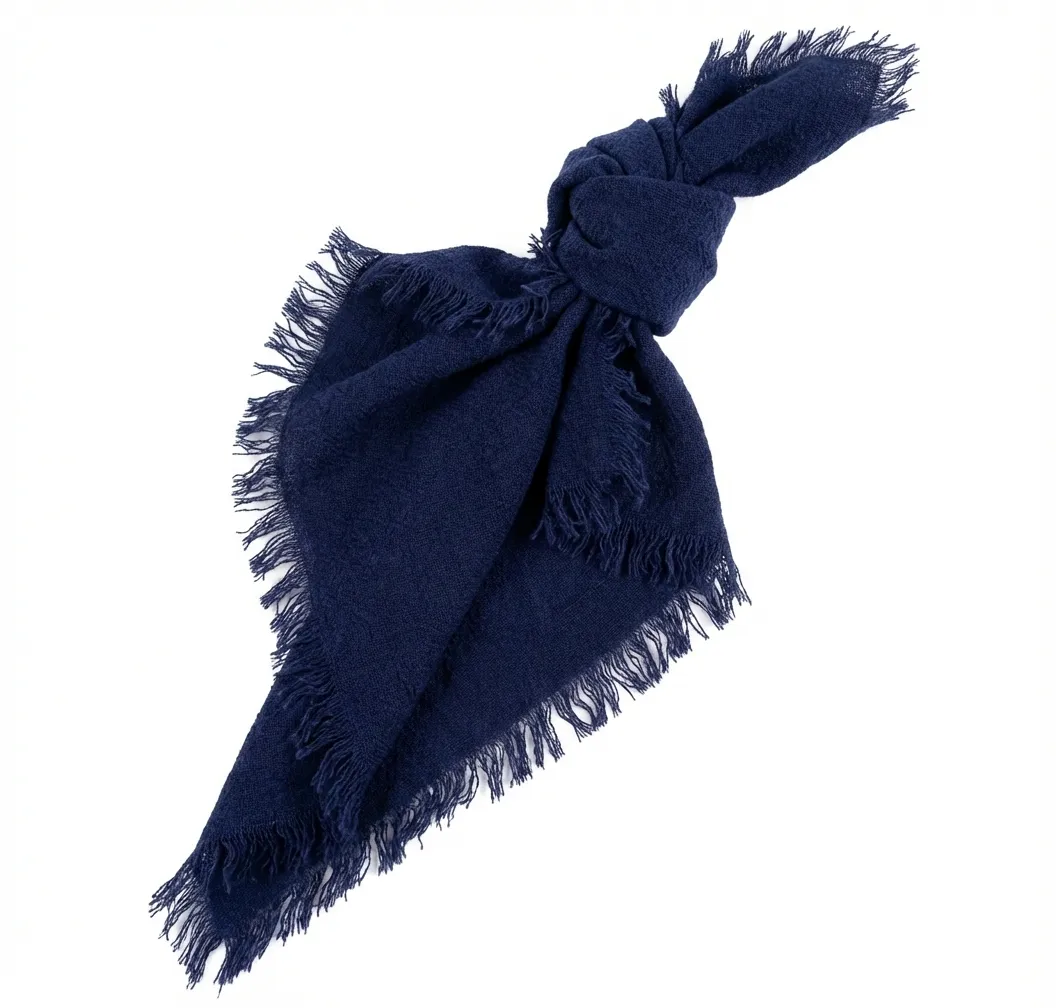 MANT079 SERVILLETA FLECOS COLOR AZUL ROYAL