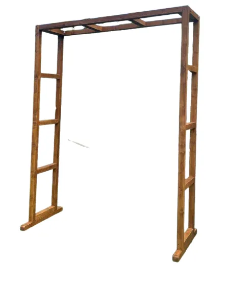 ARCO RECTANGULAR MADERA ESCALERA 150X270