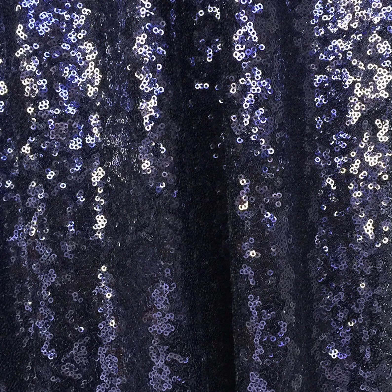 MANT039 MANTEL CIRCULAR LENTEJUELAS AZUL COBALTO 340CM