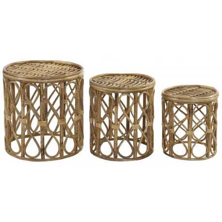 MOB025 MESITA AUXILIAR MIMBRE 3 UND INDIVISIBLES