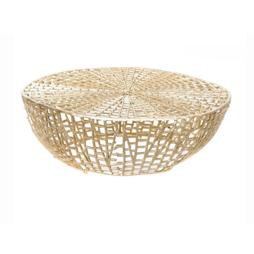 MOB017 MESITA AUXILIAR ELEGANCE DORADO