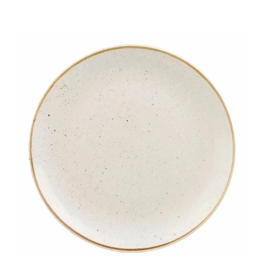 MEN026 PLATO POSTRE VINTAGE BEIGE 26 CM