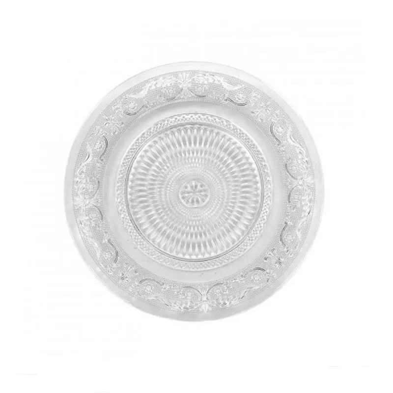 MEN002 PLATO DE PAN LABRADO TRANSPARENTE