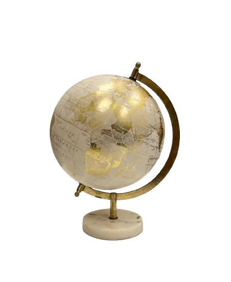 ATRE293 GLOBO TERRAQUEO MARMOL MED