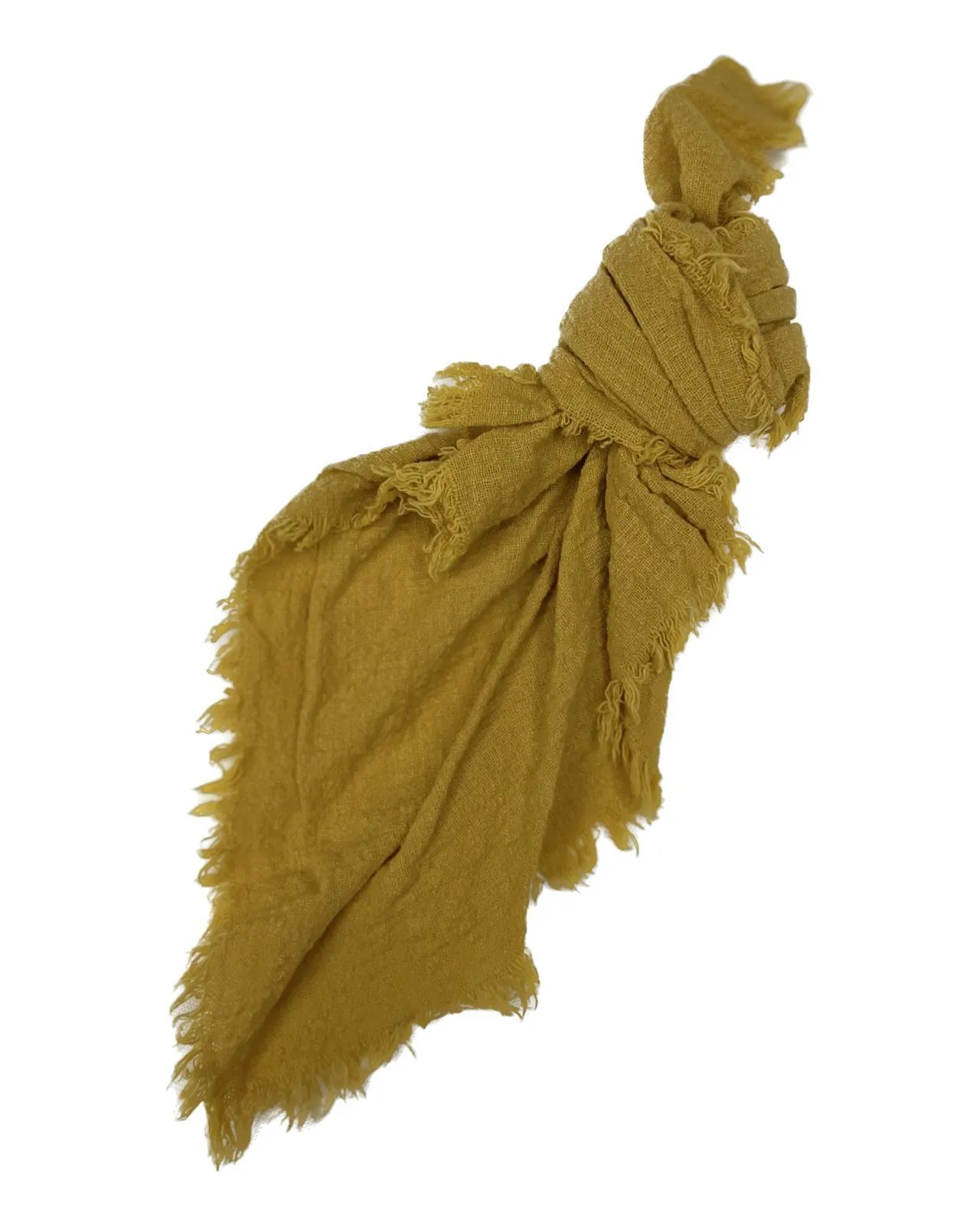 MANT069 SERVILLETA FLECOS COLOR MOSTAZA