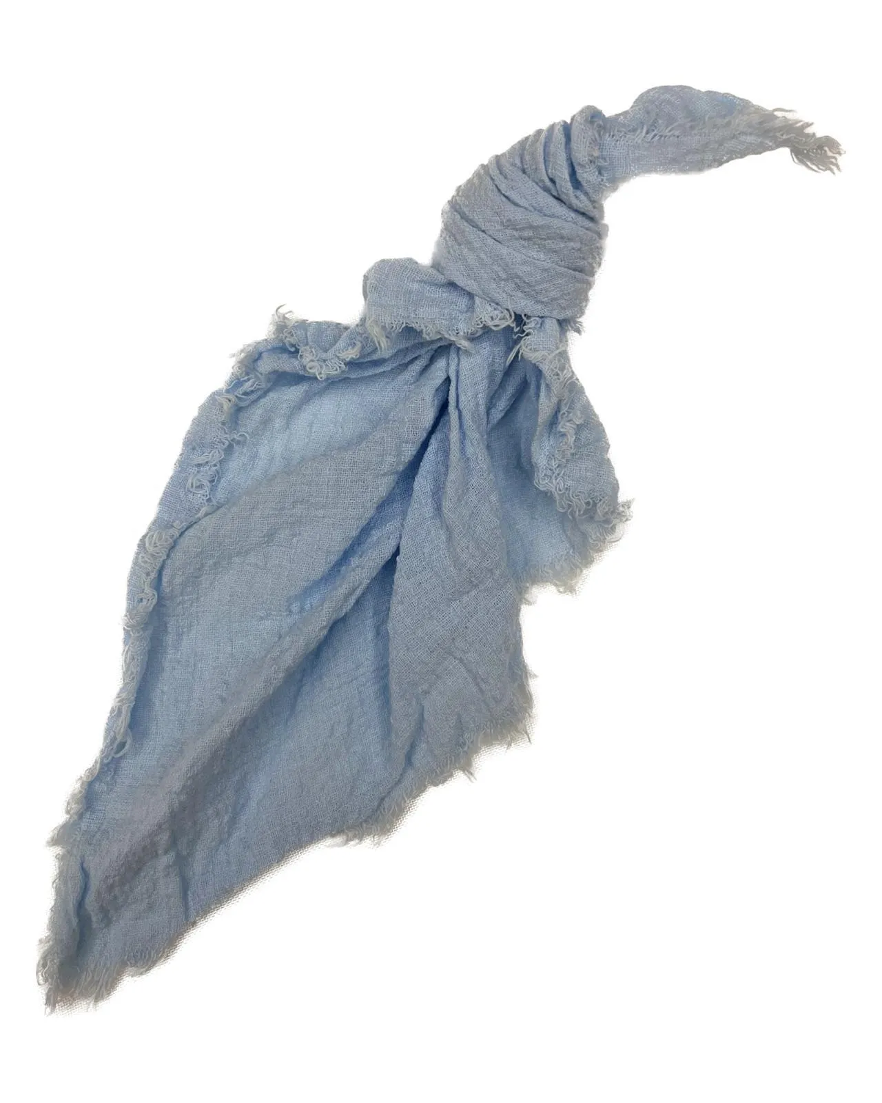 MANT071 SERVILLETA FLECOS COLOR AZUL GLACIAR