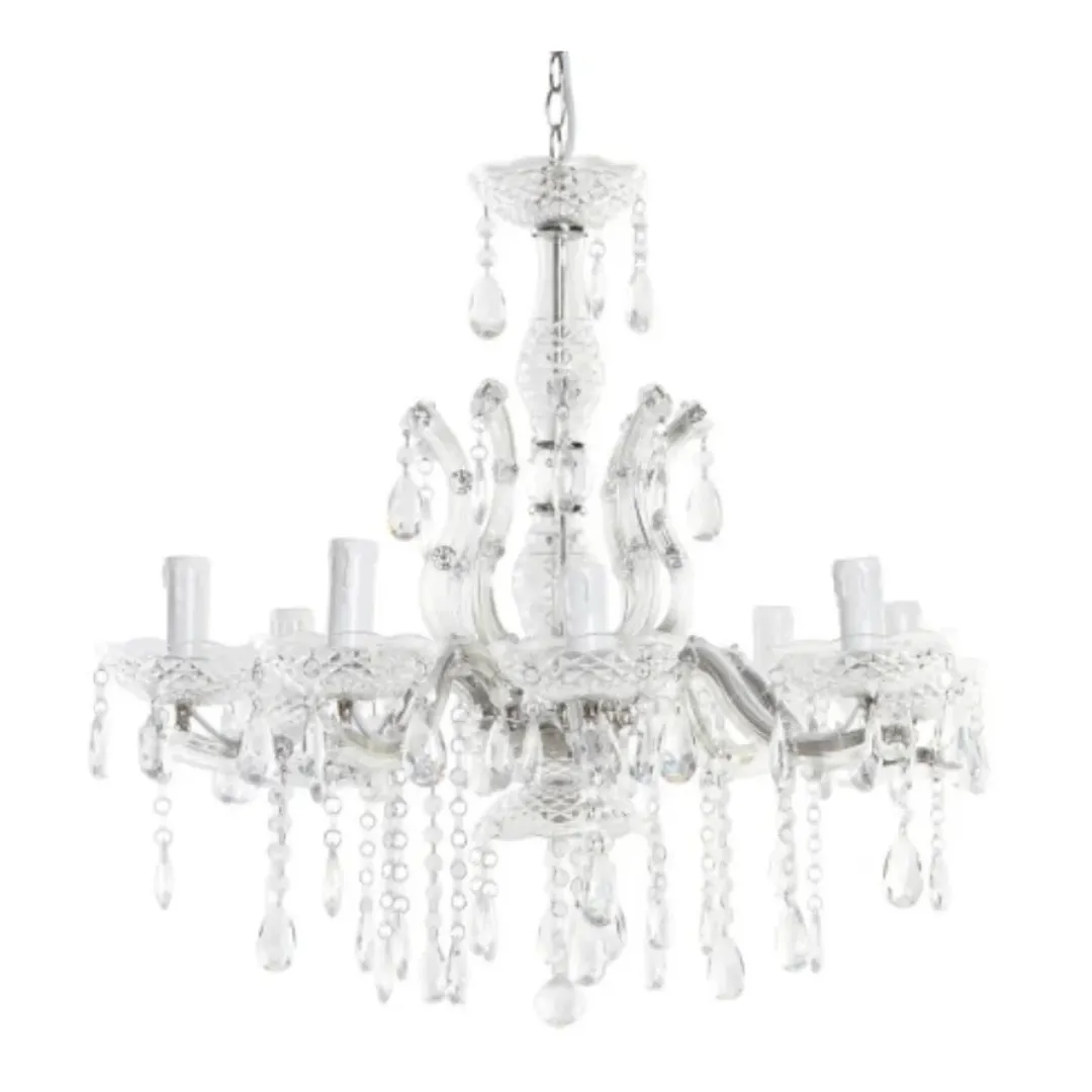 ILU038 LAMPARA TECHO 8 BRAZOS TAMAÑO GRANDE 