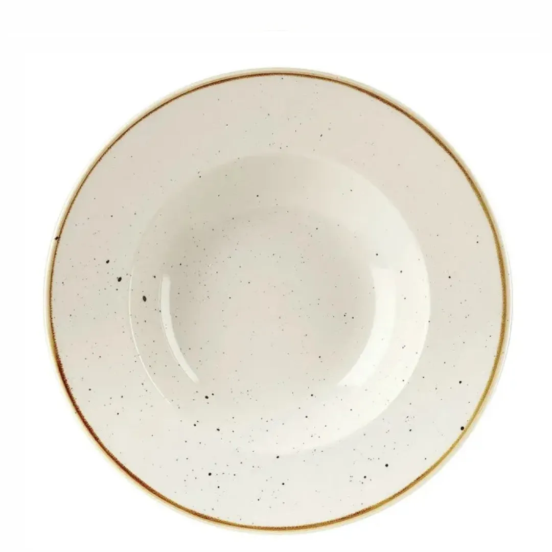 MEN024 PLATO HONDO VINTAGE BEIGE 29CM